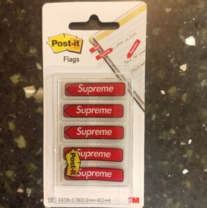 Supreme post-it flags